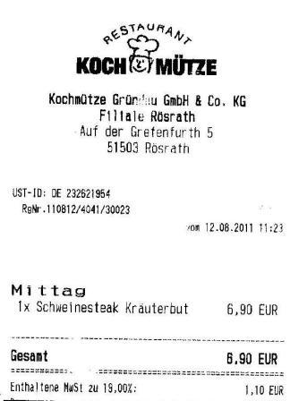 kfas Hffner Kochmtze Restaurant